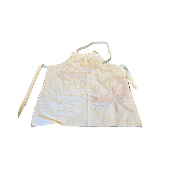 Chefs Crab Full Apron Martha’s Vineyard Design Maryland Lemon Oyster Vintage - Picture 5 of 7